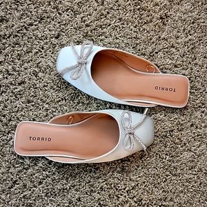 Torrid square toe mule